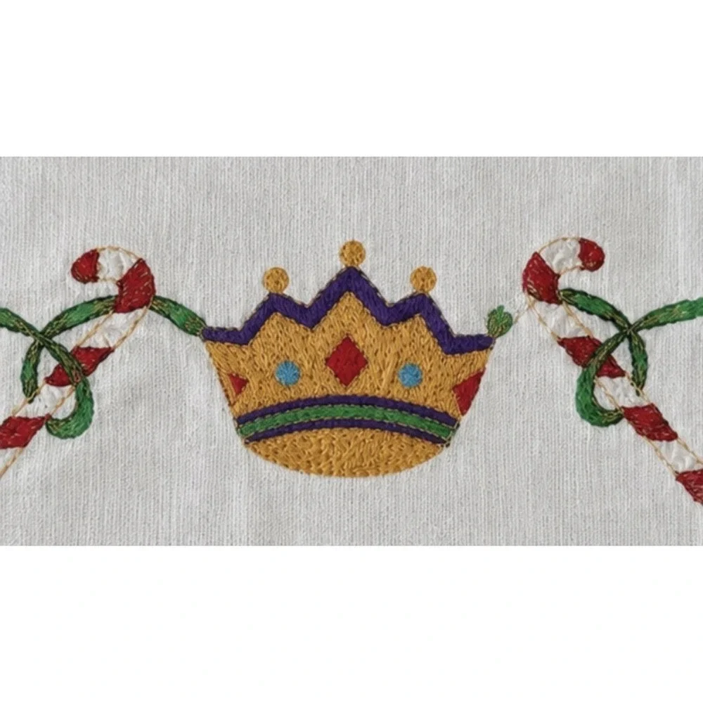 Handmade vintage embroidered